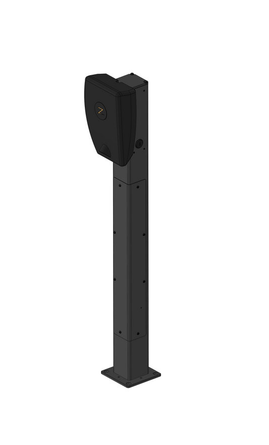 S-LINE BASE LADDSTOLPE 120 ZAPTEC PRO 1-4-WAY