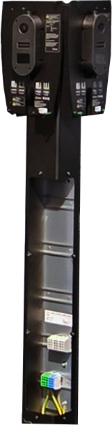 S-LINE BASE LADDSTOLPE 120 ZAPTEC PRO 1-4-WAY
