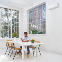 Daikin Comfora monterad i vardagsrum
